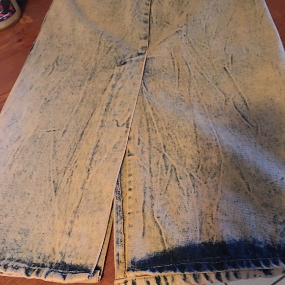 Last Exit Vintage Denim Jean Skirt - Picture 9 of 15